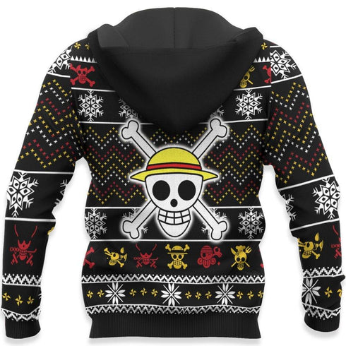 Heart Pirates Ugly Christmas Sweater Custom Anime One Piece Xmas Gifts
